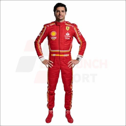 2024 Carlos Sainz Jr. Scuderia Ferrari Race suit New