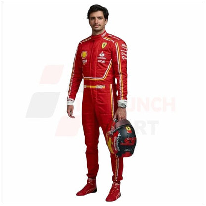 2024 Carlos Sainz Jr. Scuderia Ferrari Race suit New